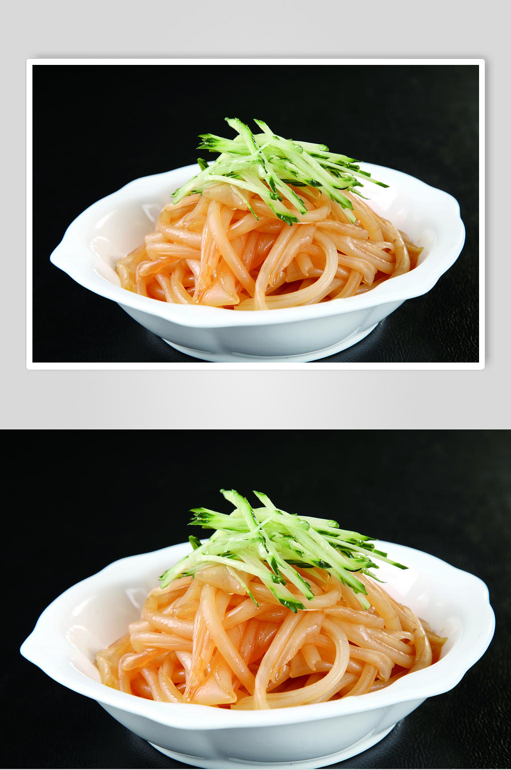 蒜香绿豆皮素材