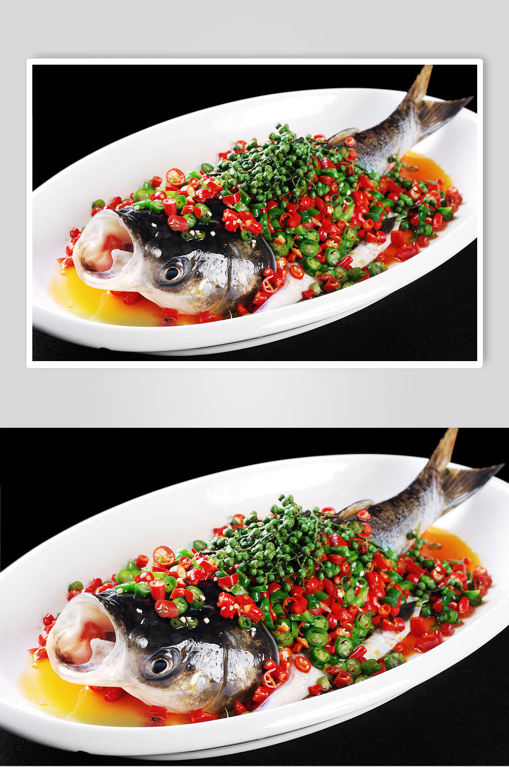 鲜椒鱼美食图片