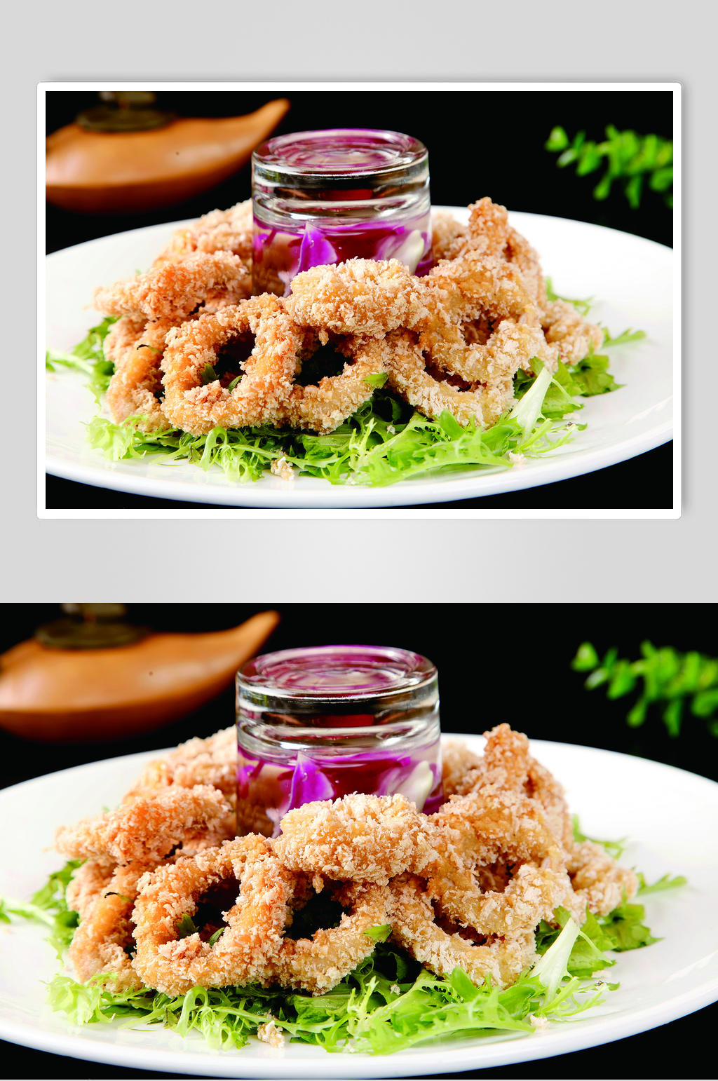 香酥鱿鱼卷素材