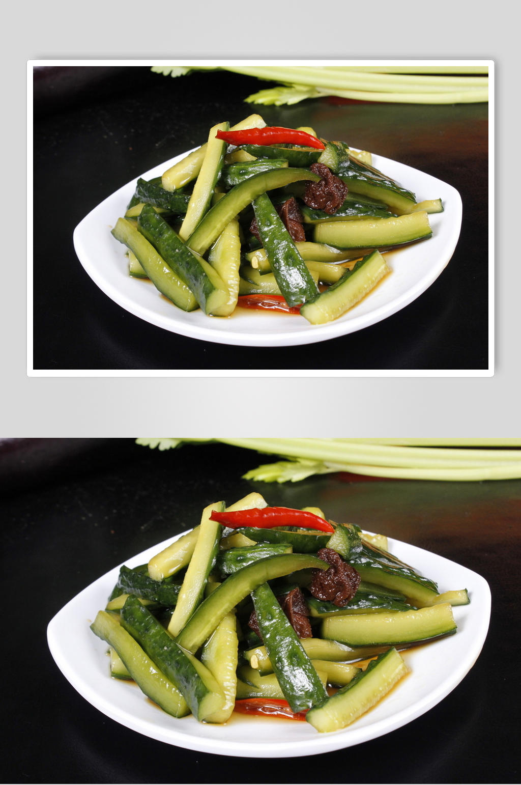 拍黄瓜美食图片素材