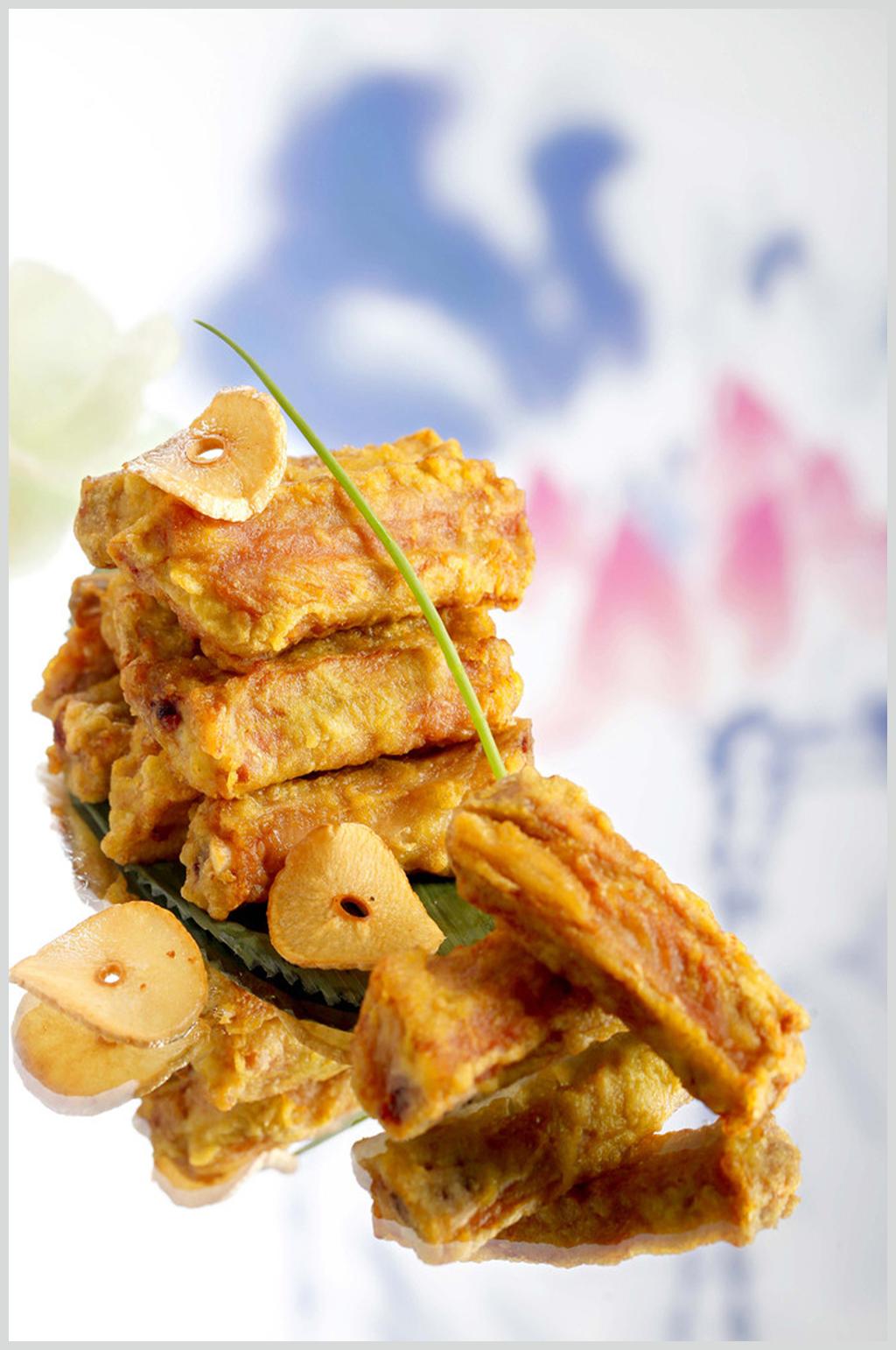 蒜香排骨素材