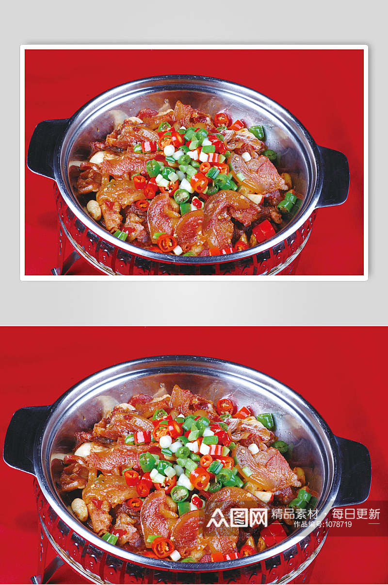 干锅带皮牛肉高清精美餐饮美食摄影图片素材