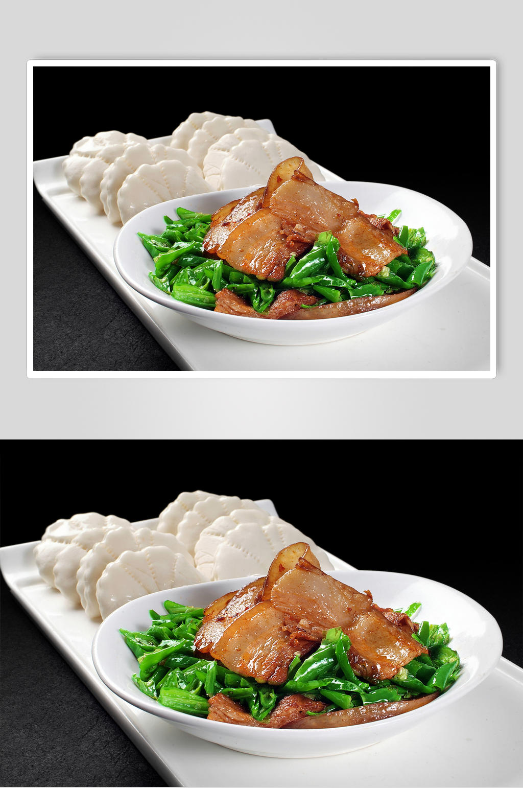 荷叶小炒肉素材