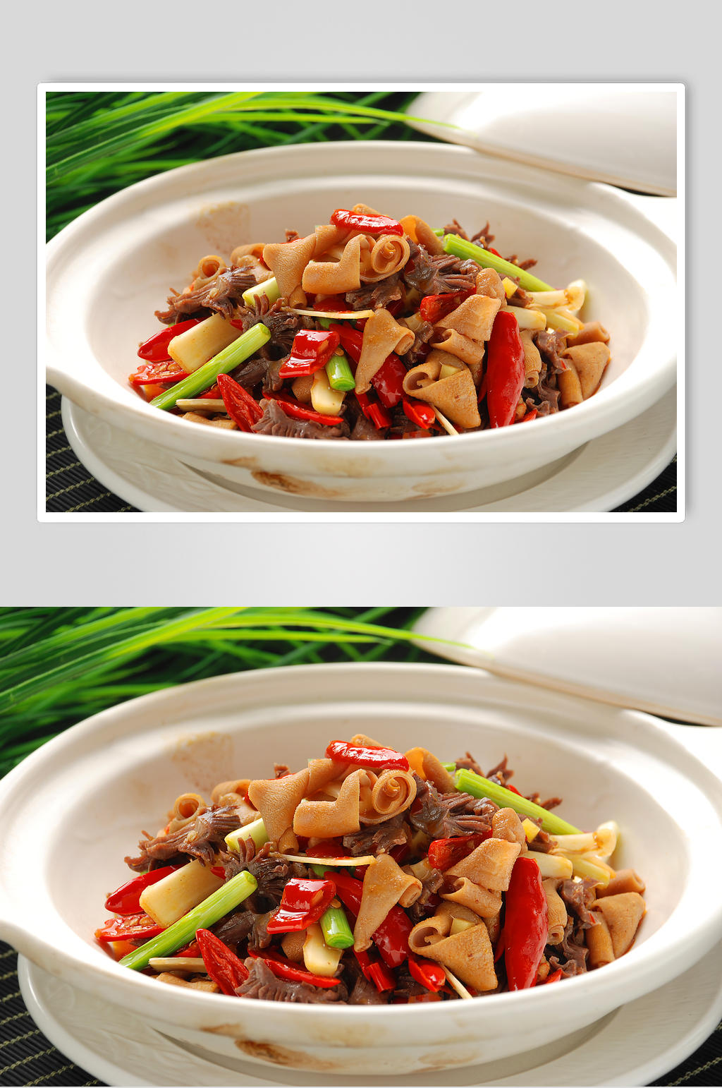 常德鸡杂煲素材