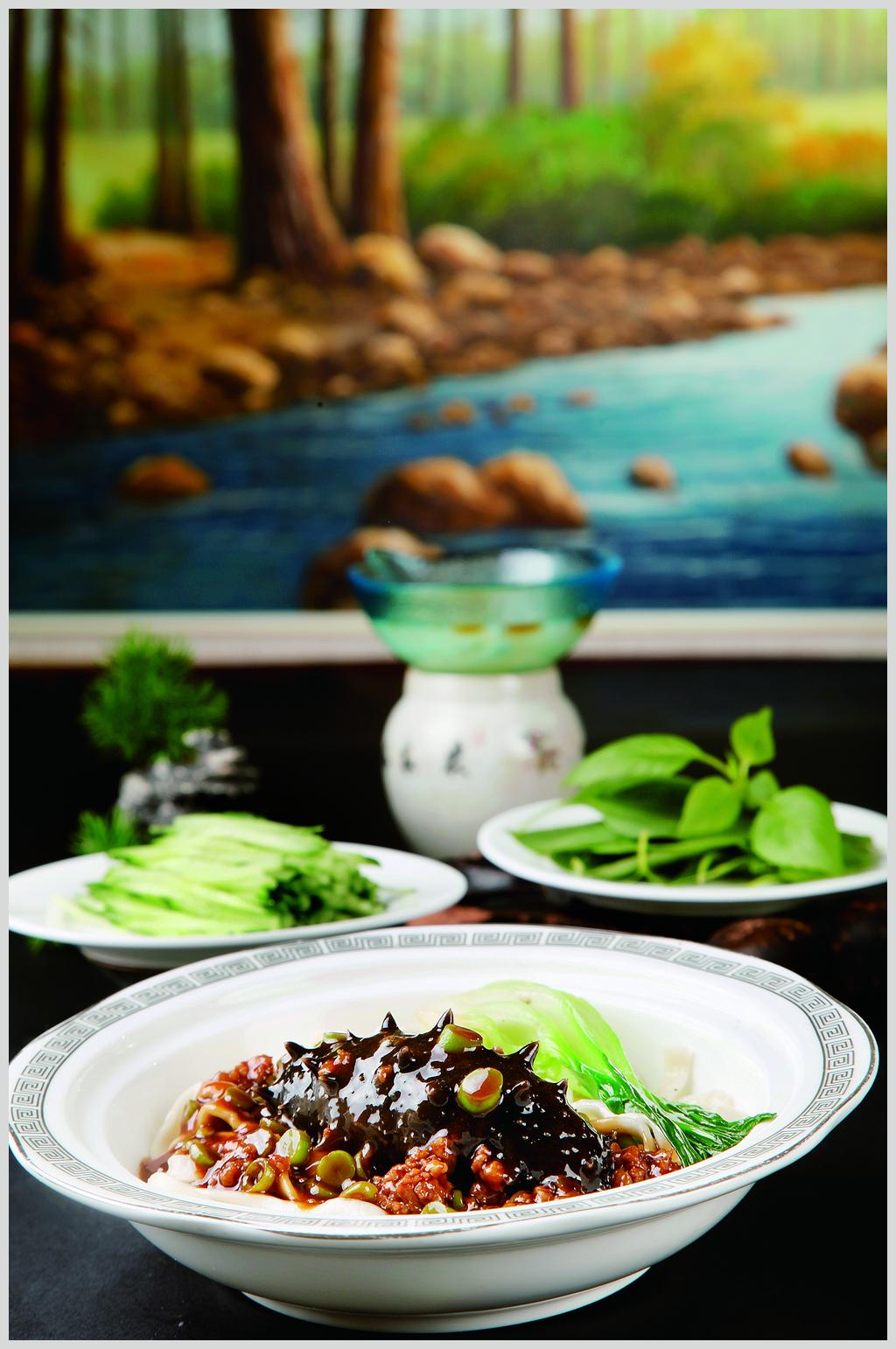 辽参捞面素材
