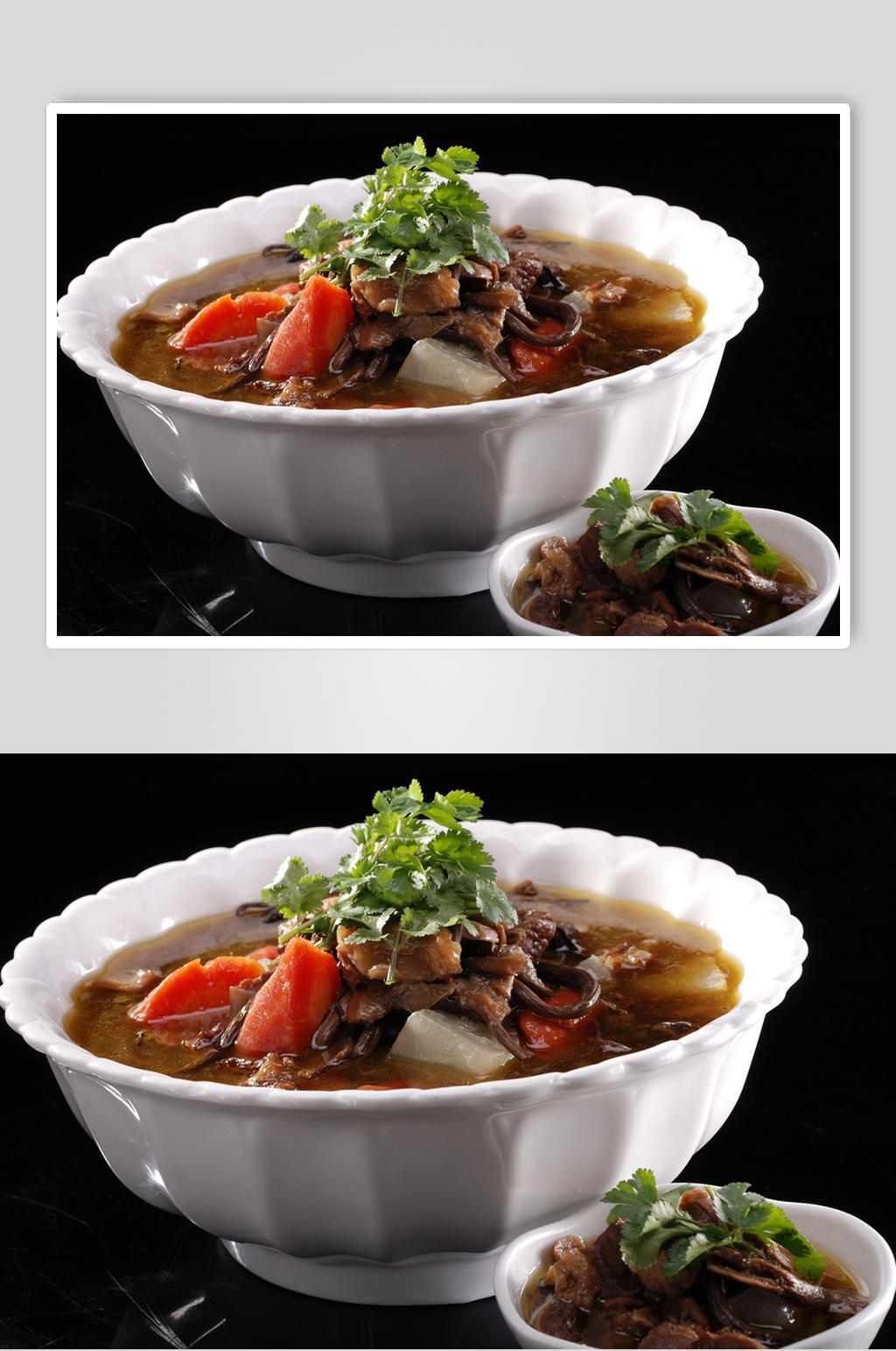 上河帮烧牛腩素材