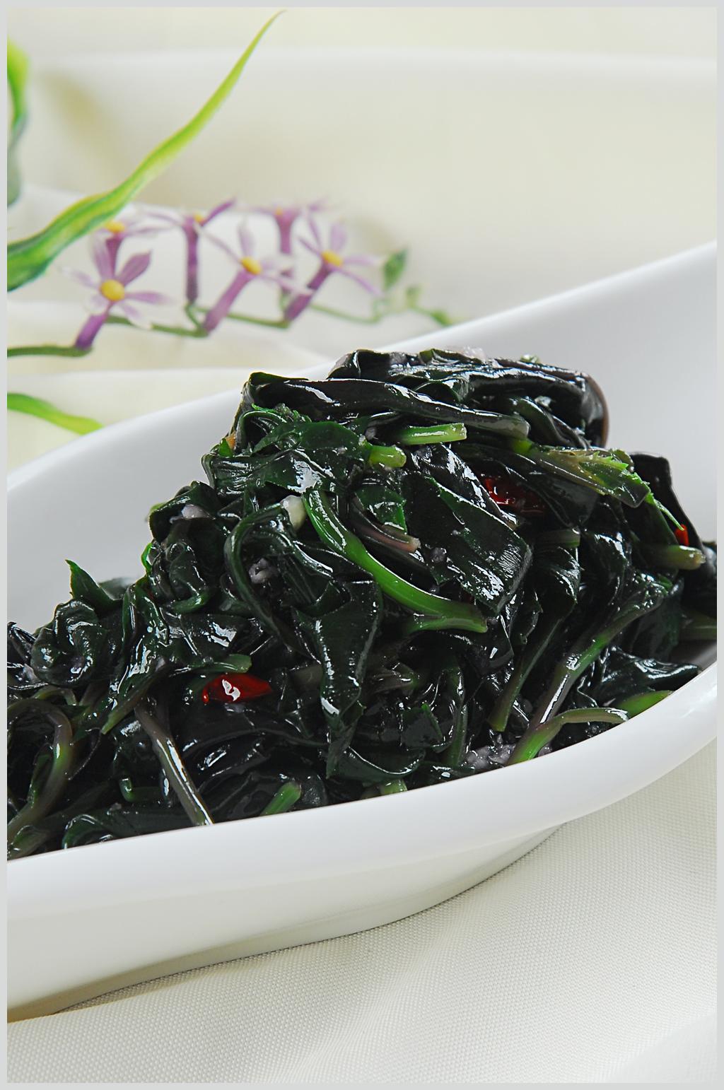 凉拌紫背菜素材