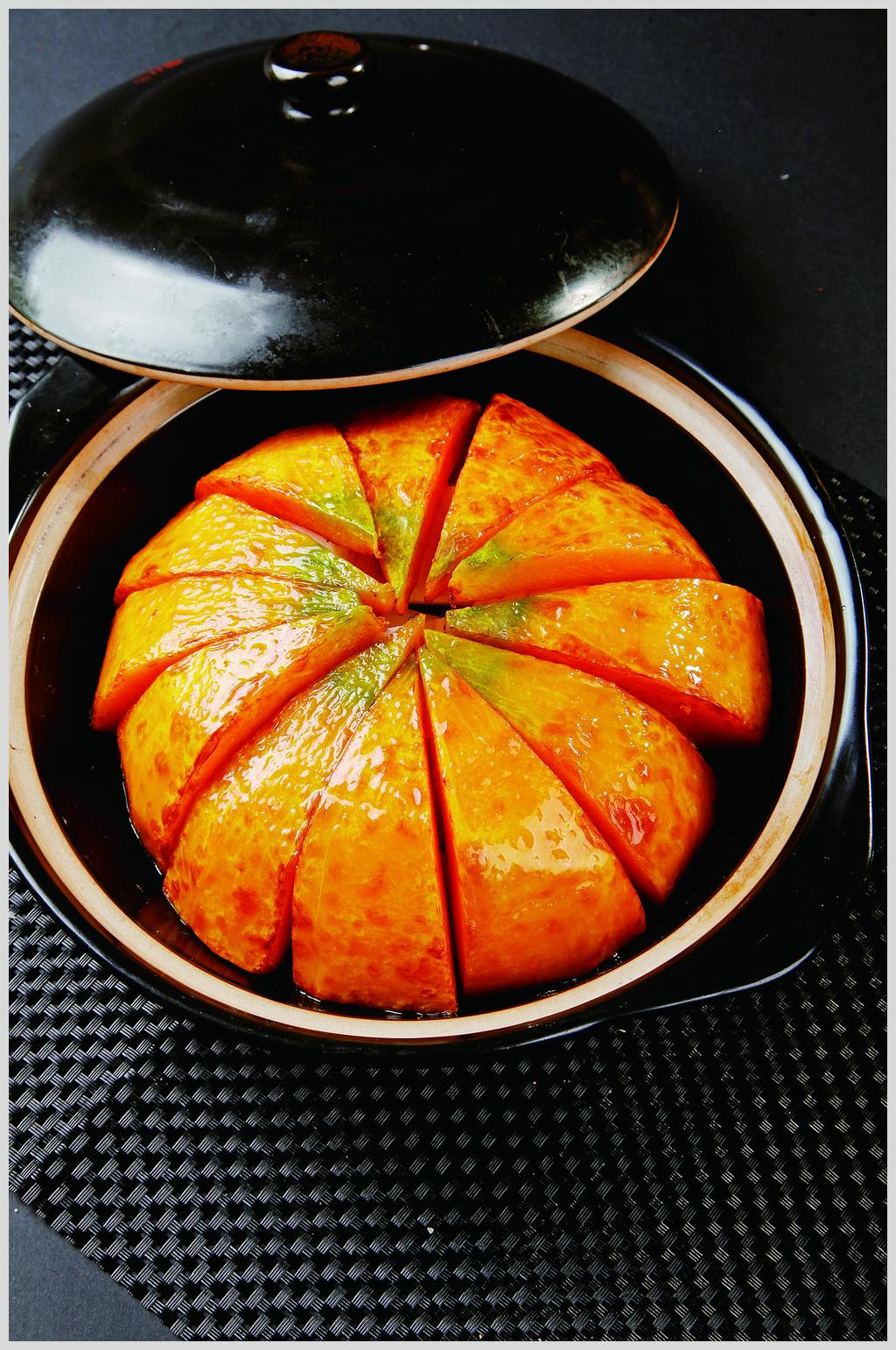 香芋烤金瓜素材