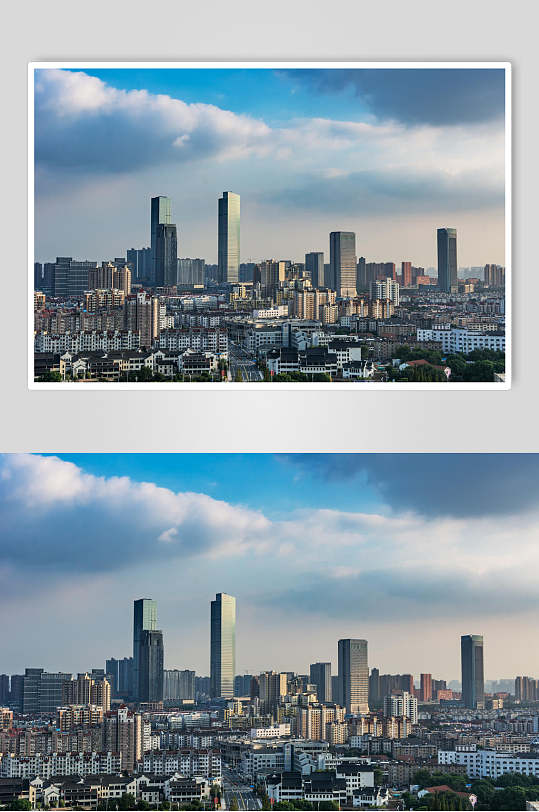 高清天空城市地标建筑图片