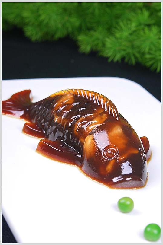 鱼冻高清美食摄影图片