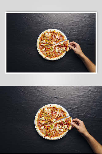 众图网美食图片简洁西餐披萨