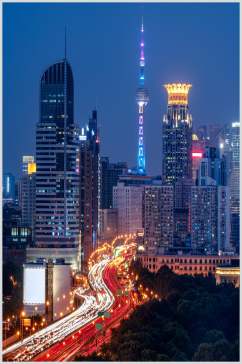 高清上海东方之珠城市高楼图片
