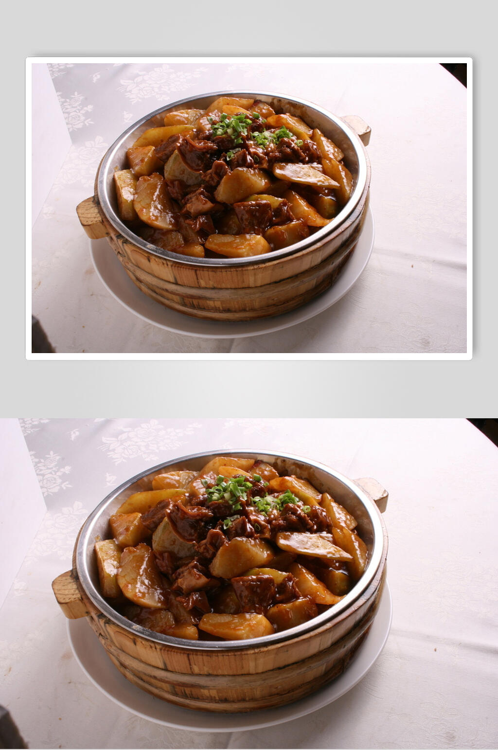 萝卜煨牛腩素材