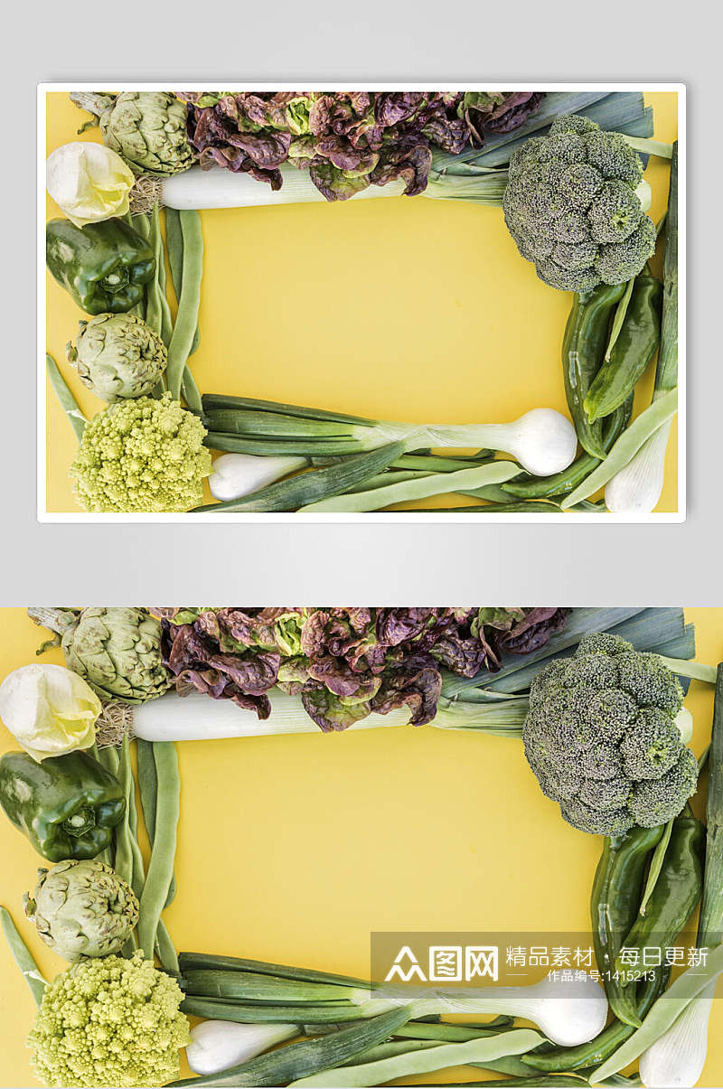 众图网美食图片插画简洁蔬菜食材素材