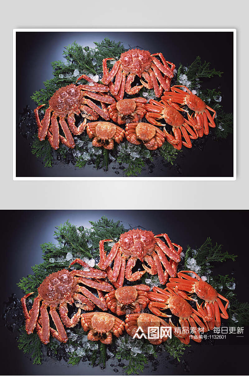 海鲜螃蟹素材