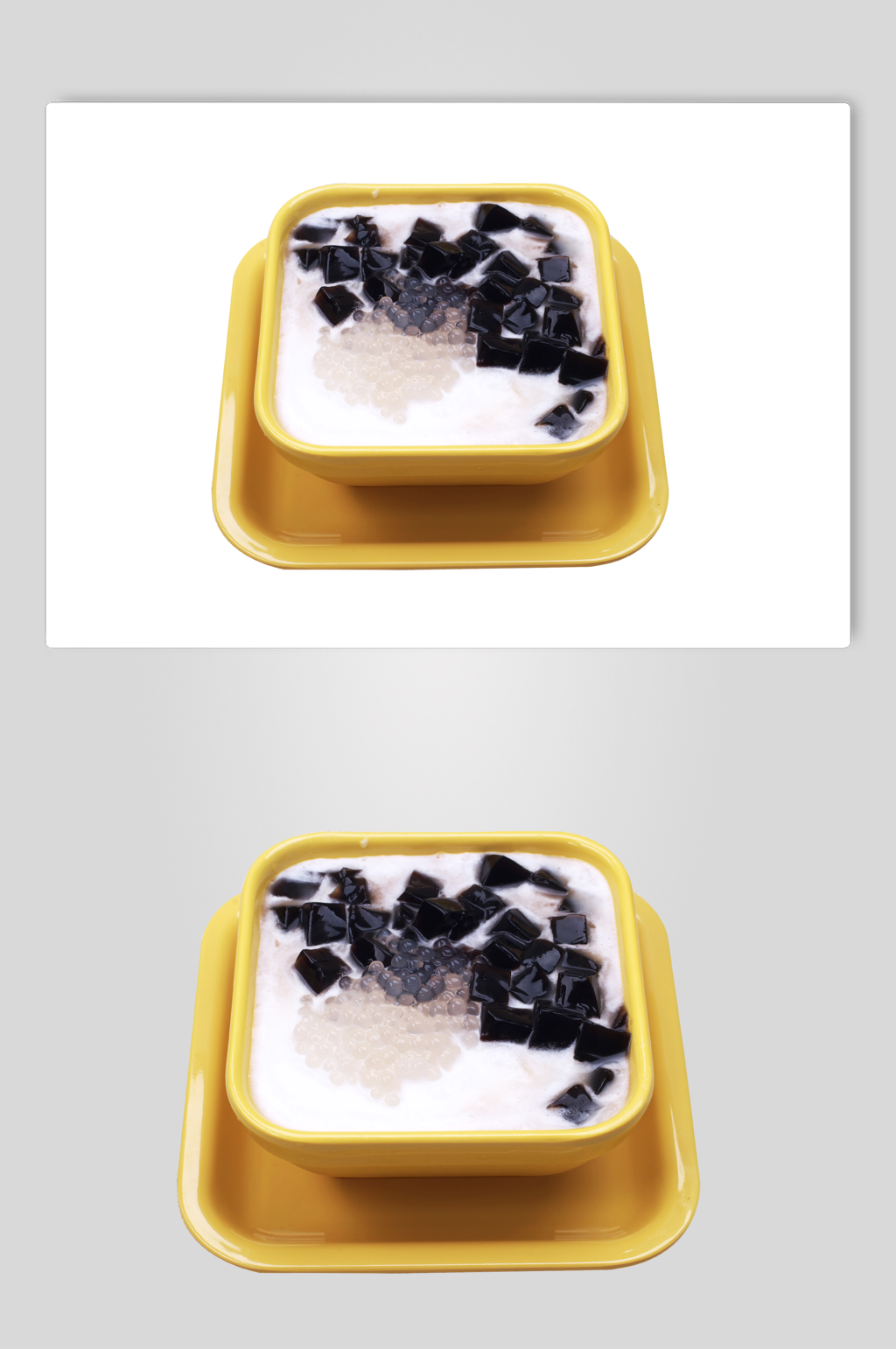 西米露仙草甜品素材