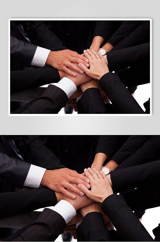 商务图片握手加油