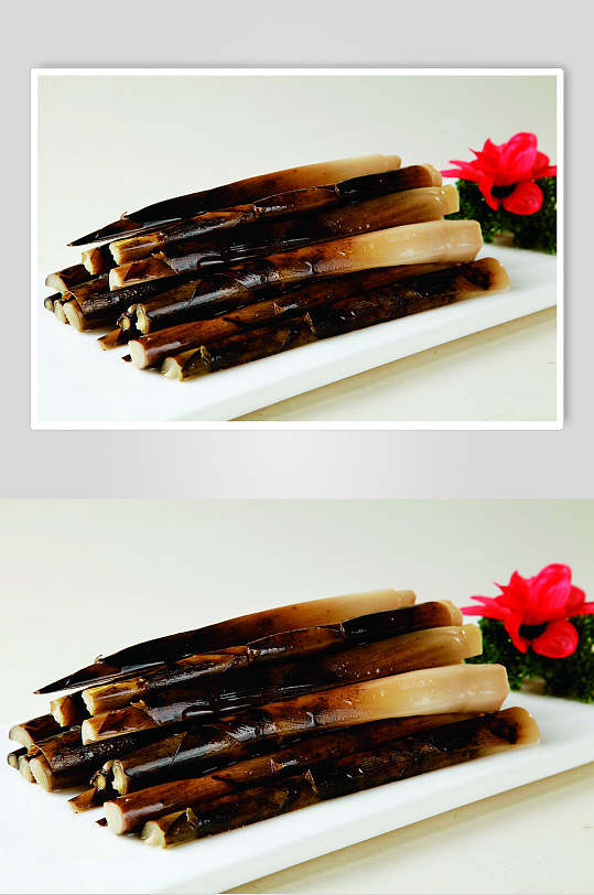 腊味手剥笋餐饮食物图片