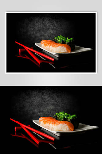 寿司美食日料小吃美味摄影图