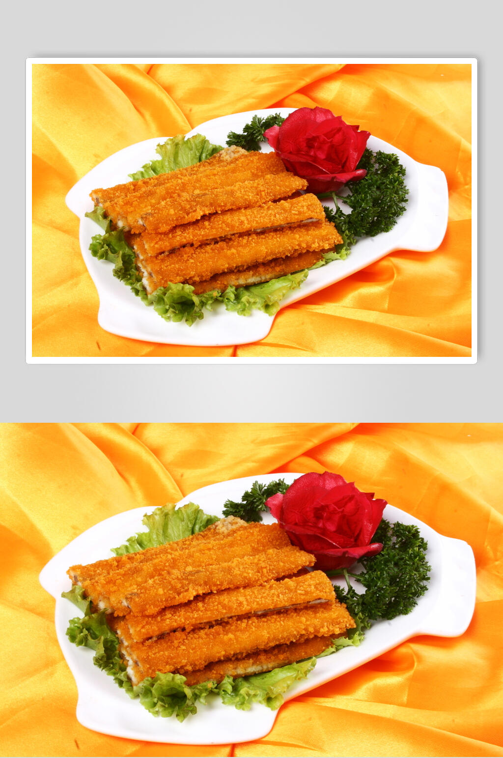香酥一品箭鱼素材