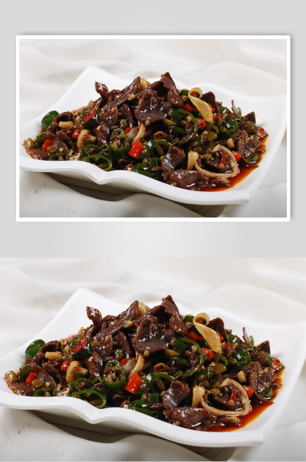 酸辣鸭杂素材