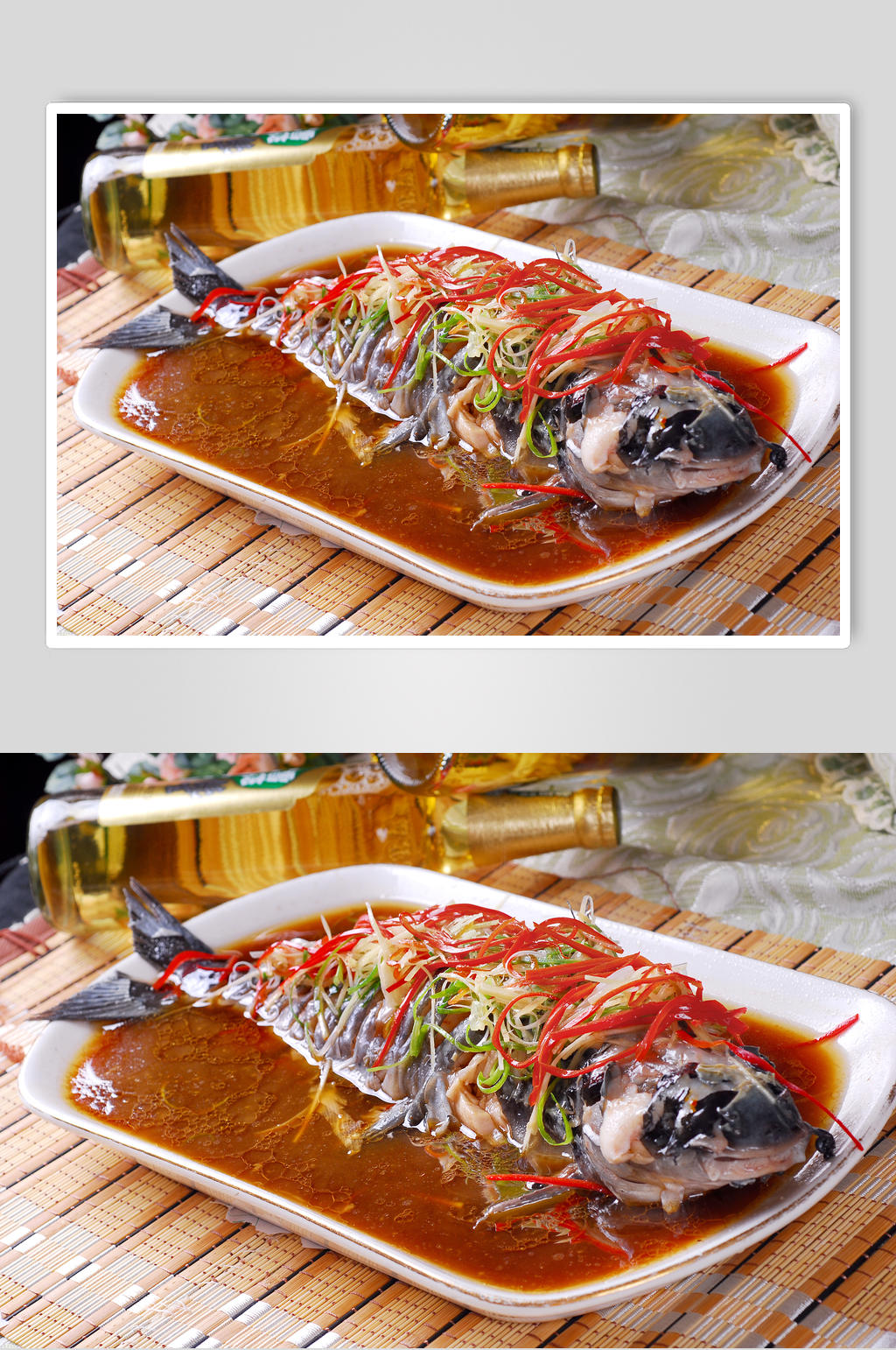 清蒸钳鱼素材