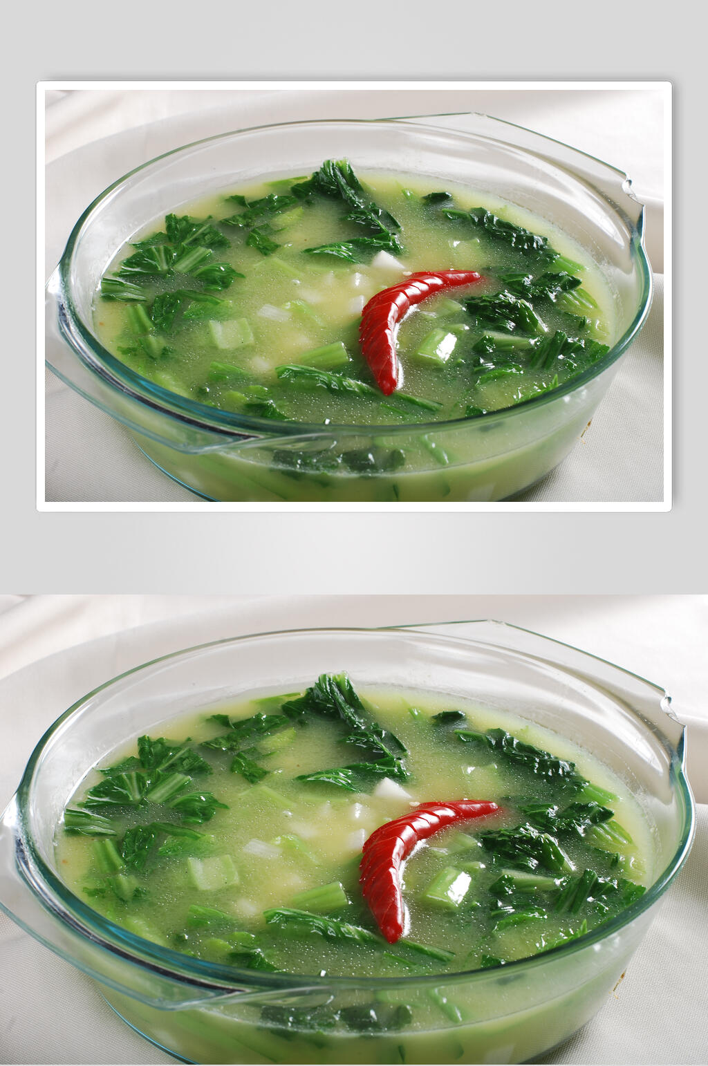 上汤山药芥菜素材