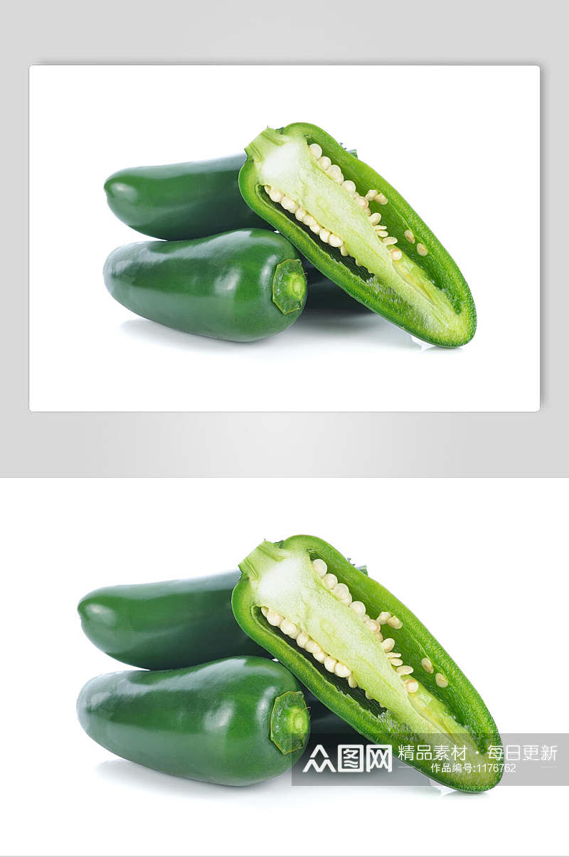 青辣椒蔬菜图片素材