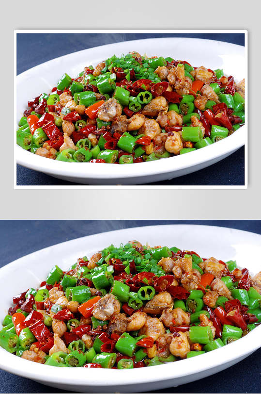 青椒兔美食图片