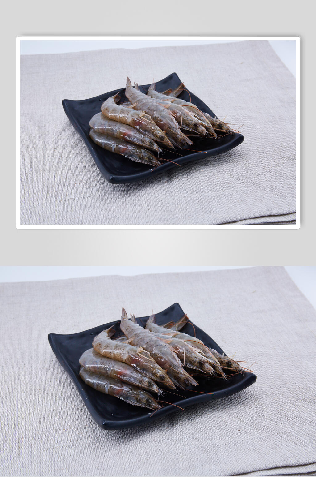 新鲜虾子素材