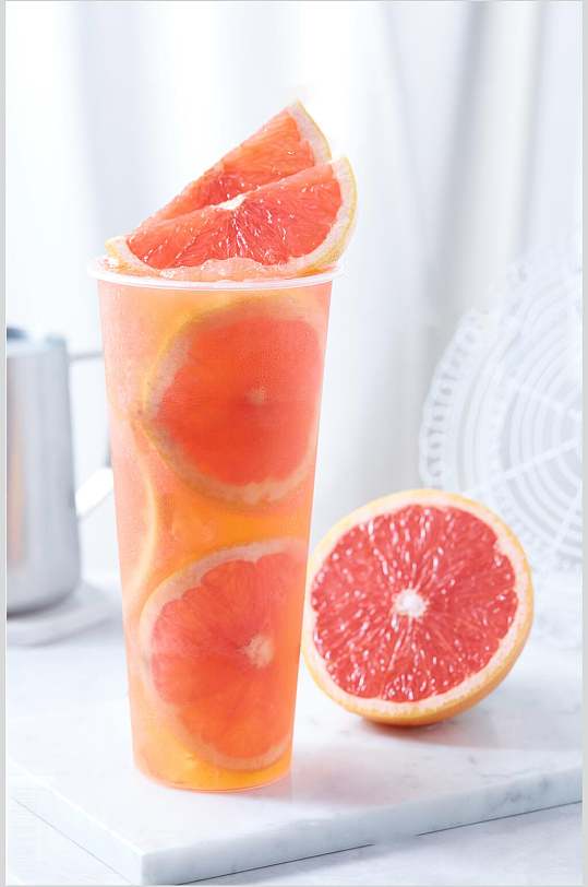 新鲜柚子茶食品图片