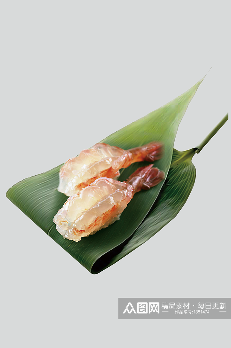 虾仁日式料理海报素材