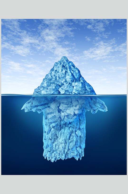 创意冰山图片素材