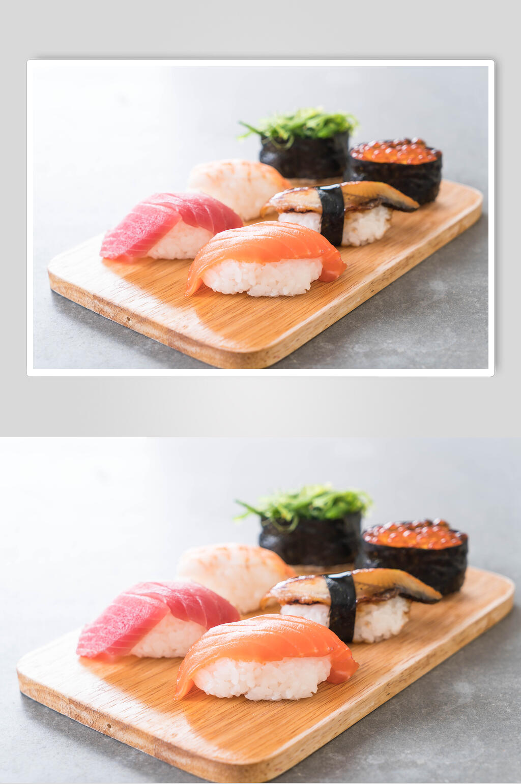 日式美食插画简洁刺身手握套餐素材