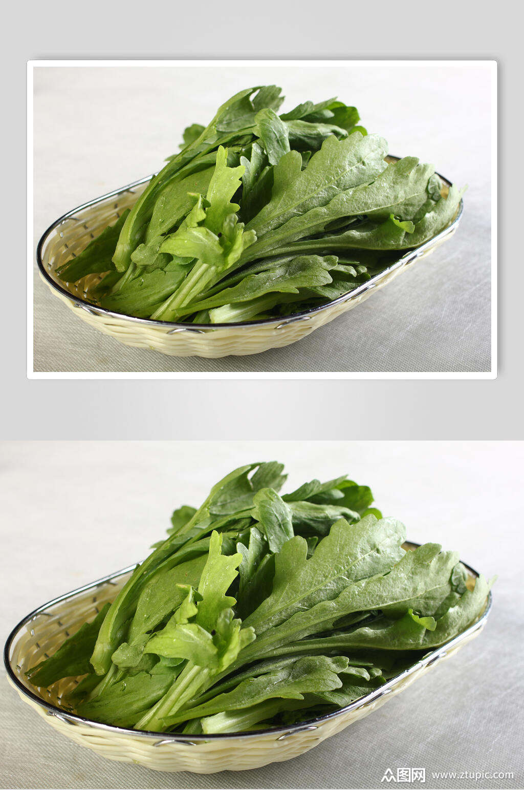 茼蒿高清美食摄影图片