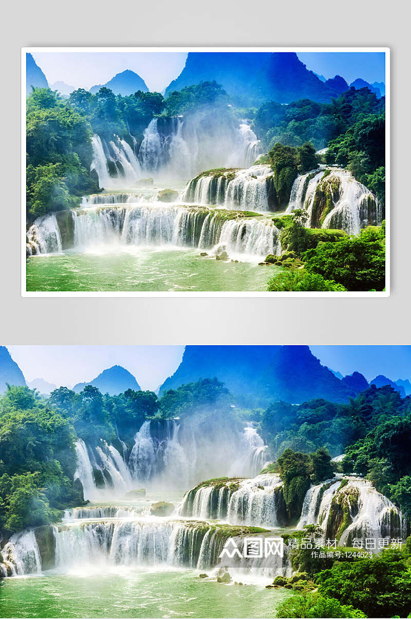 黄果树大瀑布自然风景图片素材素材