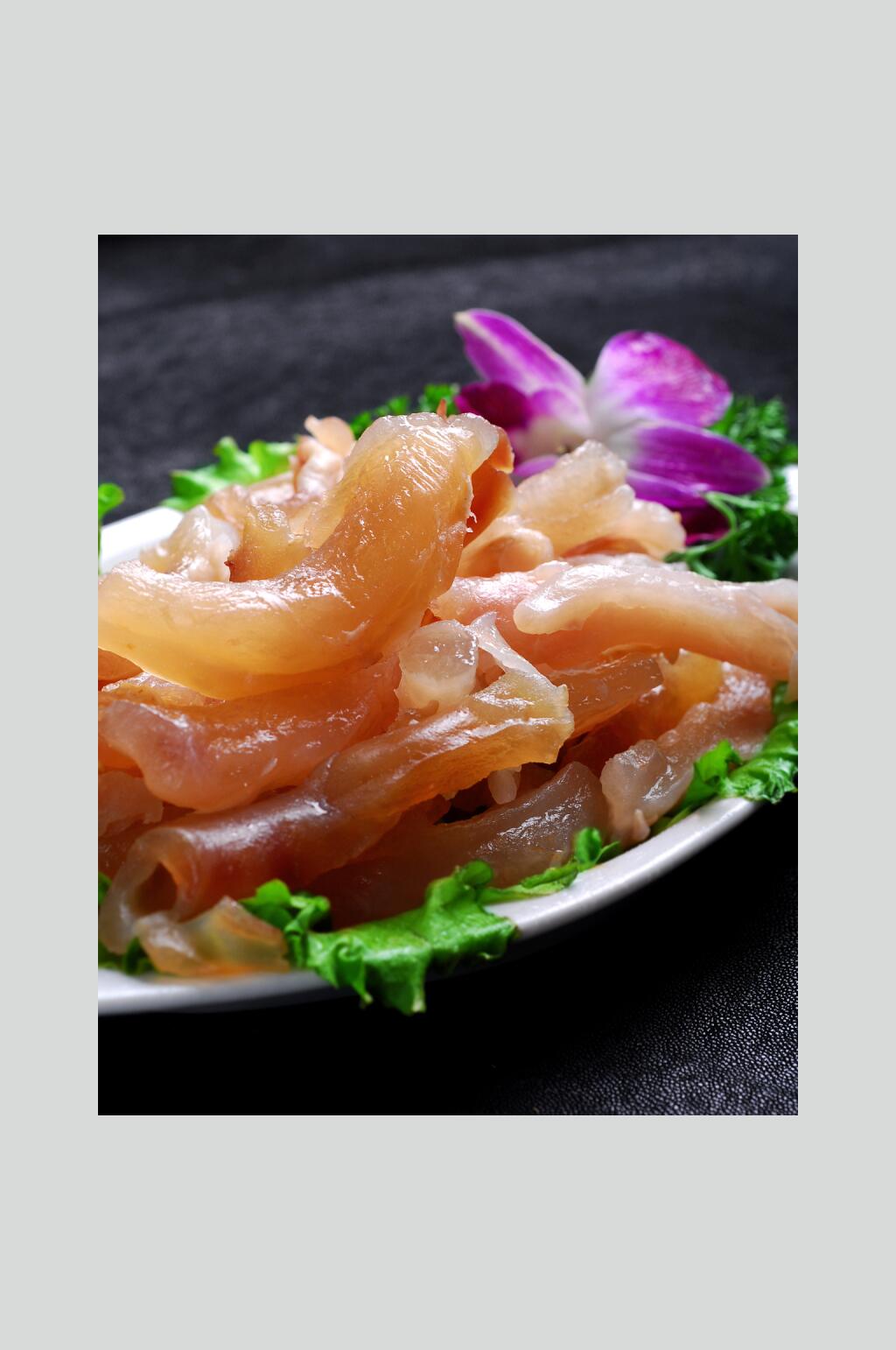 荤菜鲜牛蹄筋素材