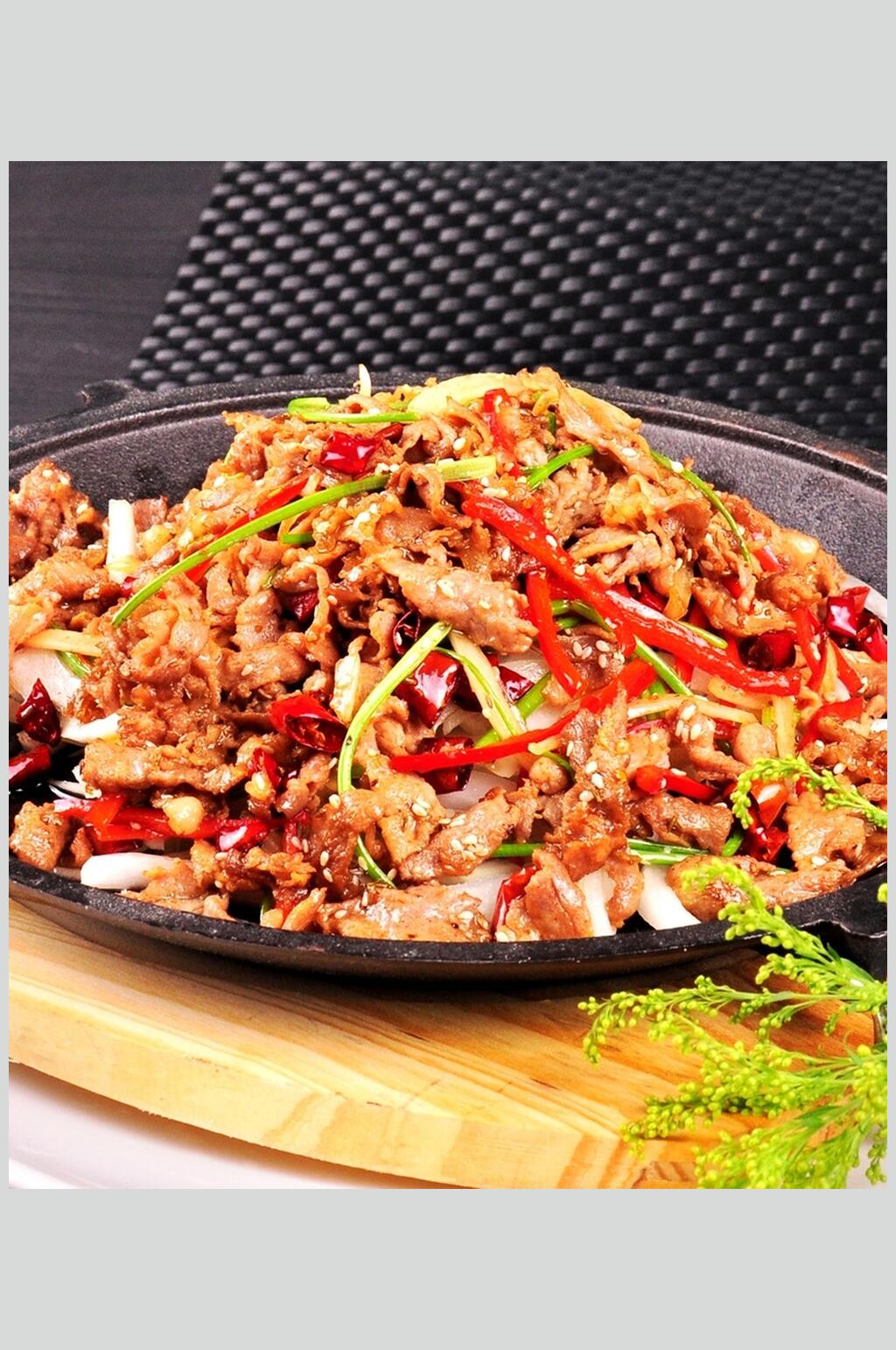 散炒羊肉高清美食图片素材