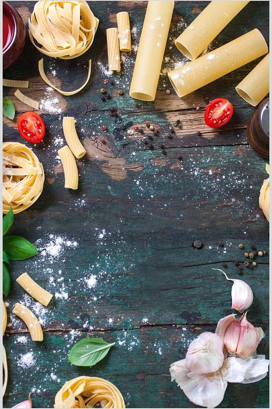 案板美食摆拍海报