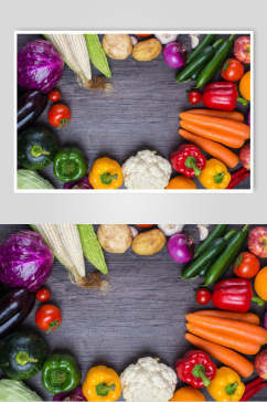 众图网美食灰色各类蔬果海报
