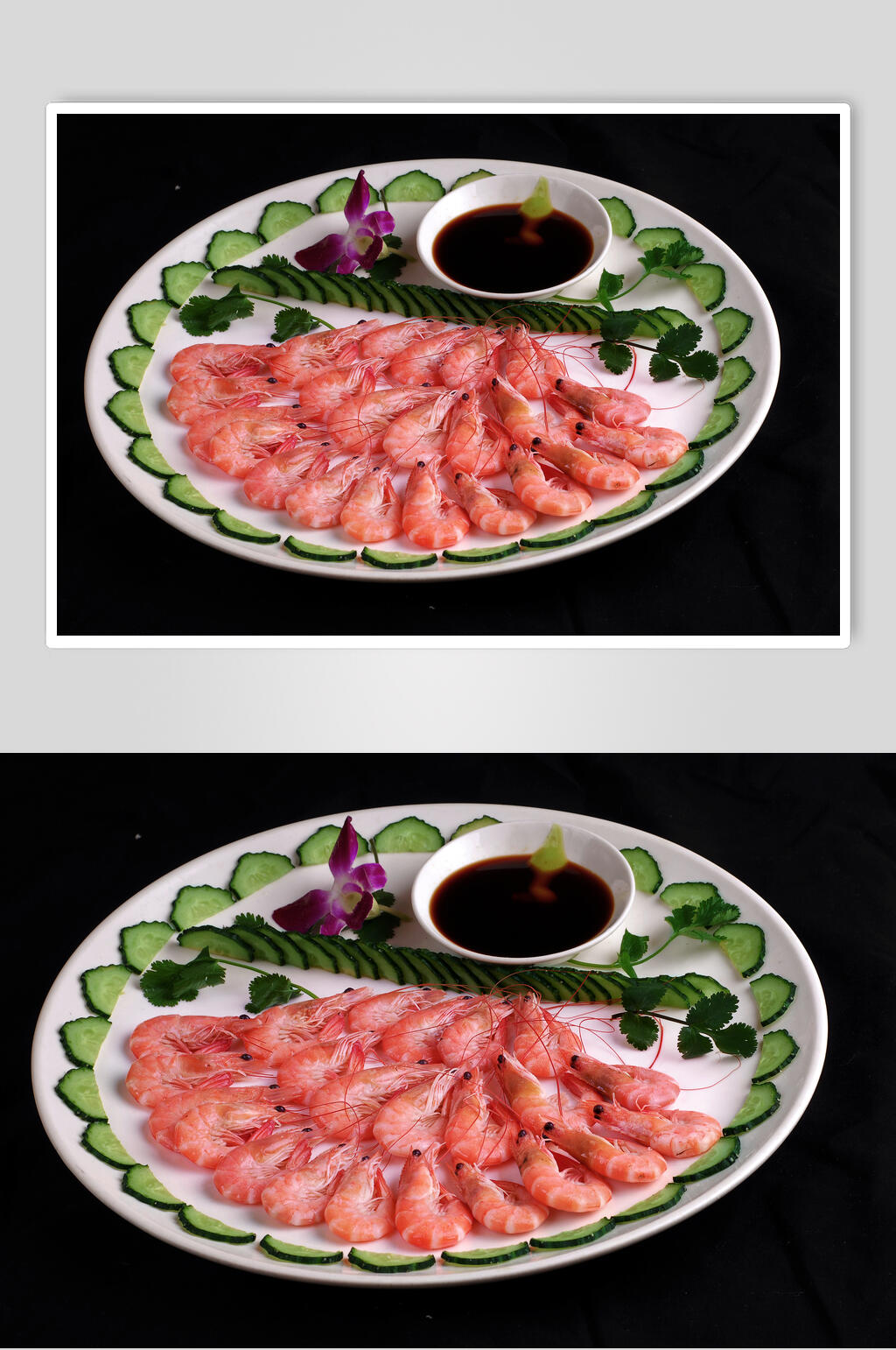 白灼大虾素材