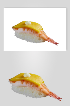 单品虾仁日式料理海报
