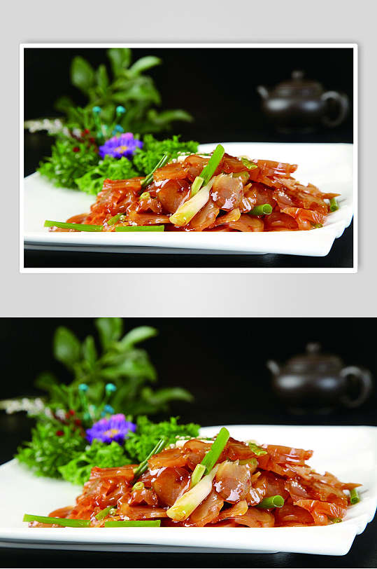 美极香葱拌牛鞭