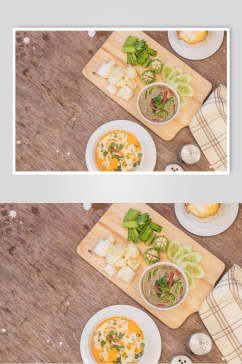 众图网美食图片插画简洁蔬菜西餐沙拉