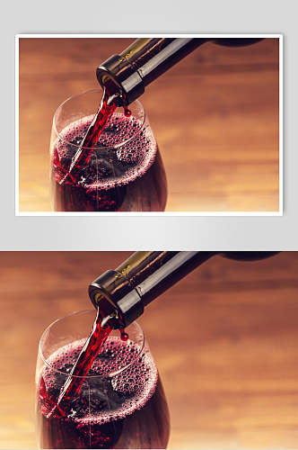 创意红酒葡萄酒摄影图片