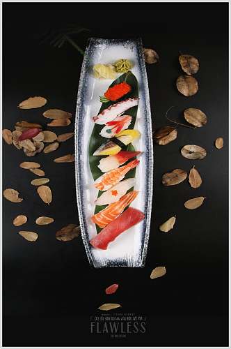 琳琅满目日式美食寿司海报