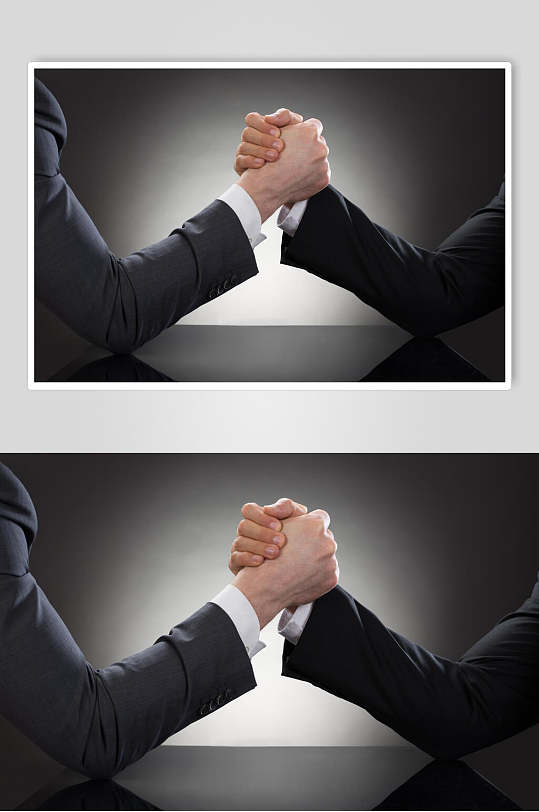 商务图片握手加油
