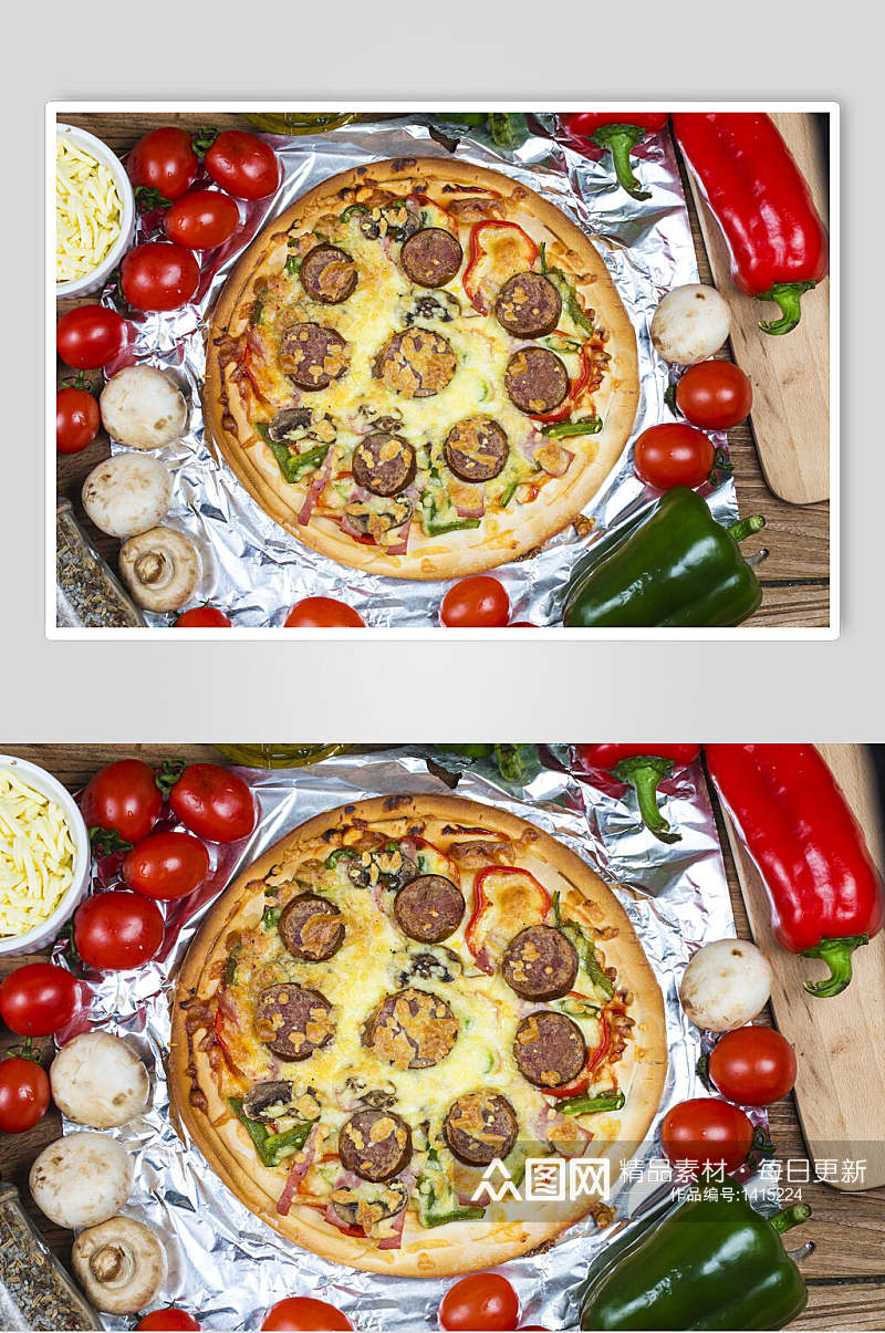 众图网美食图片披萨插画食材素材