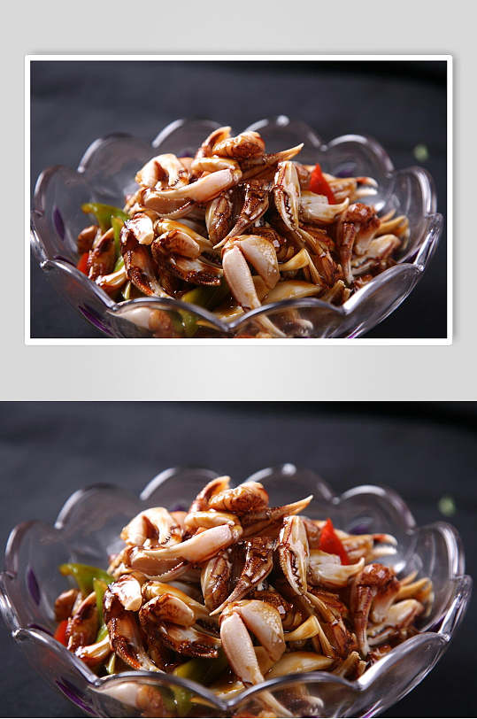 招牌一品蟹钳餐饮摄影图片