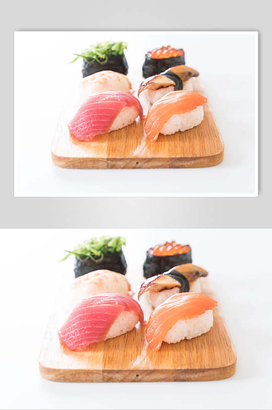 日式美食插画简洁寿司简餐
